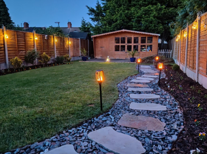 Festoon Garden™ Flickering Flame LED Solar Light